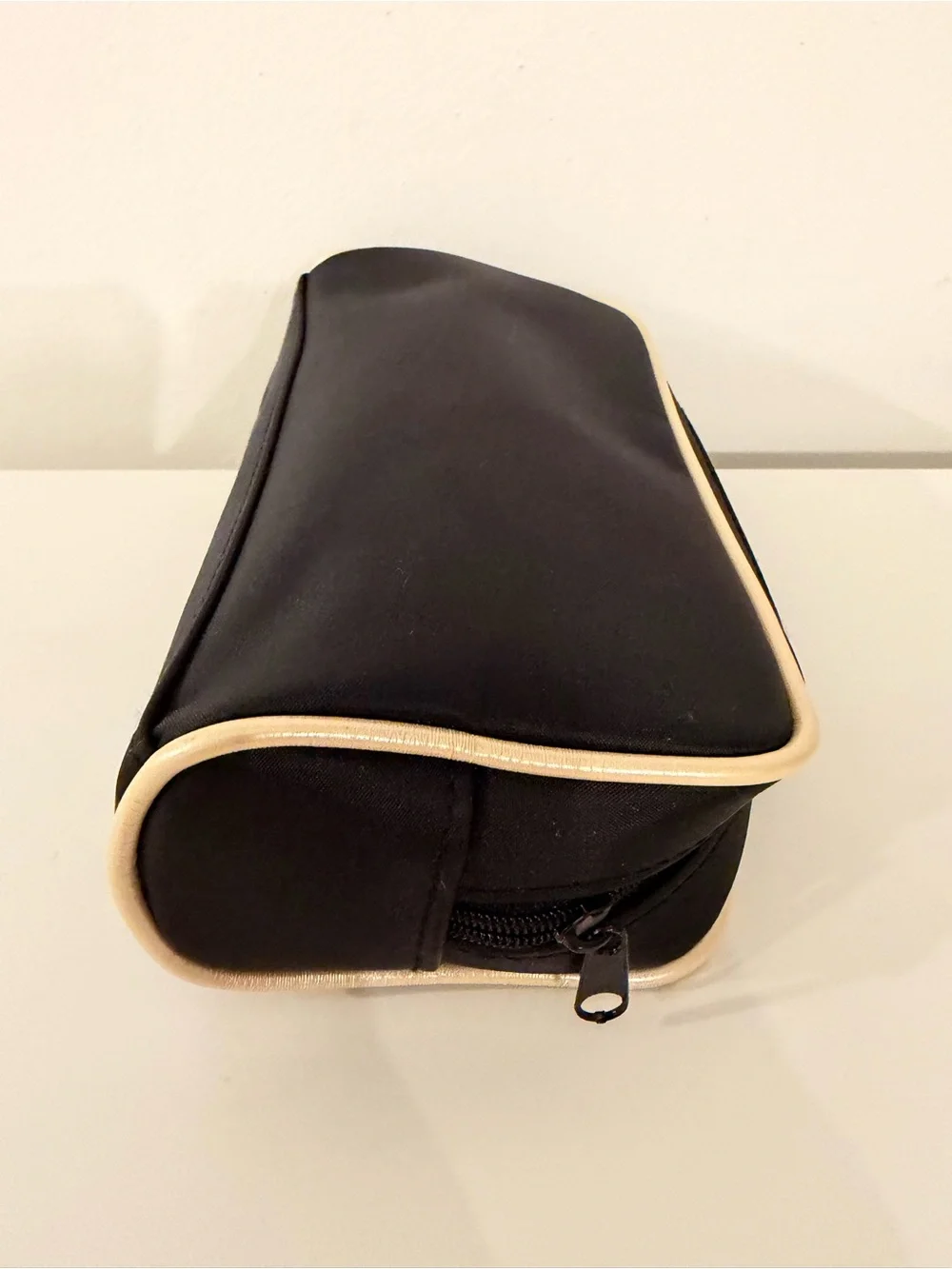 Vintage Chanel Black Nylon Makeup Pouch